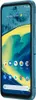 A blue Nokia XR20 smartphone is shown from a side-angle, displaying its screen with various app icons and a wallpaper. Produktbild-Vorschau