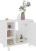 vidaXL Koupelnová skříňka bílá 60x32x53,5 cm Dřevěný Náhled obrázku produktu 4