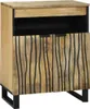 vidaXL Sideboard Braun 60 x 33 x 75 cm massives Mangoholz Produktbild-Vorschau 8