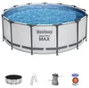 Bestway Steel Pro 5618W, Gerahmter Pool, Leiter, Weiß, 50,3 Produktbild-Vorschau 4