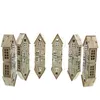 POSIWIO Anhänger Haus Weiß & Natur 4 x 3 x 8 cm im 6er Pack Produktbild-Vorschau 1