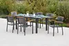 Merxx Gartenmöbel Set Tinos 7tlg., 6 Stapelsessel, Produktbild-Vorschau 1