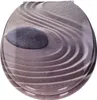A top-down view of a toilet seat with a zen garden design. Náhled obrázku produktu