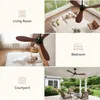 Ventilateur de plafond moderne Tribesigns 106 cm avec Voir les images du produit 7