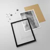 Gerahmtes Poster - Schwarzer Rahmen - Beton Wand Grau - Produktbild-Vorschau 4