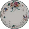 Clayre & Eef Assiette plate Ø 26 cm Blanc Rose Porcelaine Voir les images du produit 1