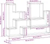 vidaXL Wandplank, wandmontage, gerecycled hout, 96 x 12 x Productafbeelding-voorbeeld 8