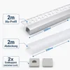 MasterLED profil na sadrokartón hliníkový 2 m - LED pásik Náhľad obrázku produktu 6