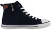 Mustang Damen High-Top Canvas Sneaker Blau Produktbild-Vorschau 2