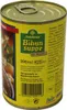 A close-up of a yellow tin can of Indonesian Bihun Suppe. Náhled obrázku produktu