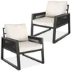 tectake® Aluminium Garten-Lounge Set Captive im Rope-Design Produktbild-Vorschau 1