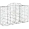 Gabionen mit Hochbogen 18Stk. 200x50x120/140cm Verzinktes Produktbild-Vorschau 3