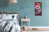 Wanduhr Uhr Wandbild Leinwand Geräuschlos 30x60 Malerei Produktbild-Vorschau 4