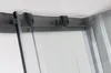 A close-up view of the top sliding mechanism of a shower cabin. Produktbild-Vorschau