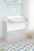 Commode à langer 800 Shefa Kids Blanc-Gris 4 tiroirs motif Voir les images du produit 4