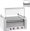 Válcový gril s krytem a ohřívací zásuvkou na 20 hotdogů Náhled obrázku produktu 7