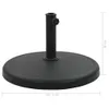 vidaXL Base per ombrellone rotonda 19 kg in poliresina nera Anteprima dell’immagine prodotto 7