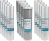 A collection of water filter cartridges arranged in two rows. Produktbild-Vorschau