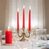 Hofer Bougies de table - rouge coquelicot - 2,3 x 25 cm - Voir les images du produit 3