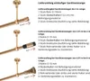 Asta per tende a 1 binario Asta per tende 19 mm rame Anteprima dell’immagine prodotto 6
