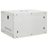 vidaXL 6HE Wandmontierter Netzwerkschrank 19" IP20 53x40x30 Produktbild-Vorschau 4