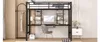 Cama alta de 90 x 200 cm con escritorio, 2 estanterías y un Vista previa de la imagen del producto 19