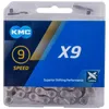 Kette KMC 9-fach X-9 114 Glieder 1/2x11/128" silber / grau Produktbild-Vorschau 1