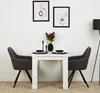Homestyle4u Essgruppe mit 2 Stühlen 3 tlg Esstisch Set Weiß Produktbild-Vorschau 1