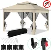 Clanmacy Gazebo pieghevole pop-up 3,3x3,3x2,7 m con Anteprima dell’immagine prodotto 9