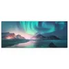DEQORI Hybrid Leinwand Bild 150x60 cm 'Das Nordlicht der Produktbild-Vorschau 2