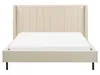 BELIANI Polsterbett Hellbeige Bouclé mit Lattenrost 160 x Produktbild-Vorschau 5