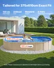 VEVOR Poolinnenfolie 3,75x6,1 m, Poolfolie für 120 cm Produktbild-Vorschau 2