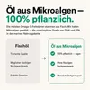 Omega 3 Vegan Algenöl Kapseln – 600mg DHA + 200mg EPA pro Produktbild-Vorschau 3