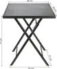 BRUBAKER Bergamo zahradní stůl - 58 x 58 cm balkonový stůl Náhled obrázku produktu 3