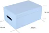 Creative Deco Blau Große Holzkiste Aufbewahrungsbox  |  30 Produktbild-Vorschau 2