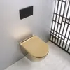 Wandhängende Toilette Spülrandlos Keramik Klo Wand WC + Produktbild-Vorschau 3