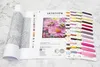 Letistitch, kit de bordado de punto de cruz "Flores de Vista previa de la imagen del producto 2