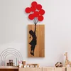 Wallity, Banksy - 17, nástěnná dekorace, ořech, kov, 70 x Náhled obrázku produktu 9