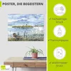ARTland Poster Seeblick Herreninsel Größe: 80x60 cm Produktbild-Vorschau 2