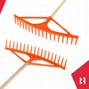 KOTARBAU® Laubrechen Kunststoff 64 cm mit Stiel Heurechen Produktbild-Vorschau 7