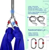Aerial Yoga Hängematte 5 m × 2,8 m, Nylon 40D Produktbild-Vorschau 2