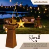 Gartendeko Rost Säule Familie mit Pflanzschale aus Metall Produktbild-Vorschau 7