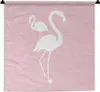 MuchoWow® Wandteppich Wandbehang Flamingo - Weiß - Produktbild-Vorschau 1