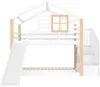 okwish Etagenbett 90×200 Bettgestell ohne Produktbild-Vorschau 8