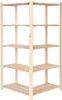 STOLMAK Holzregal Eckregal 83x170x38 cm Kiefernholz Produktbild-Vorschau 5