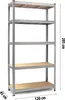 Kovový skladovací regál 205 x 120 x 45 Humberg 4850 Náhled obrázku produktu 11