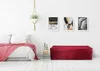MG Design čalúnená stolička, 45x160 cm, farba červená - Náhľad obrázku produktu 4