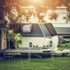 Relaxdays Campingtisch klappbar, Aluminium, MDF, Klapptisch Produktbild-Vorschau 5