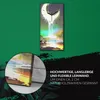 Wohnzimmer-Bild Leinwand Uhr Kunstdruck 30x60 Nacht Produktbild-Vorschau 5