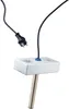 A white submersible heater with a black power cord and plug, isolated on a white background. Voir les images du produit